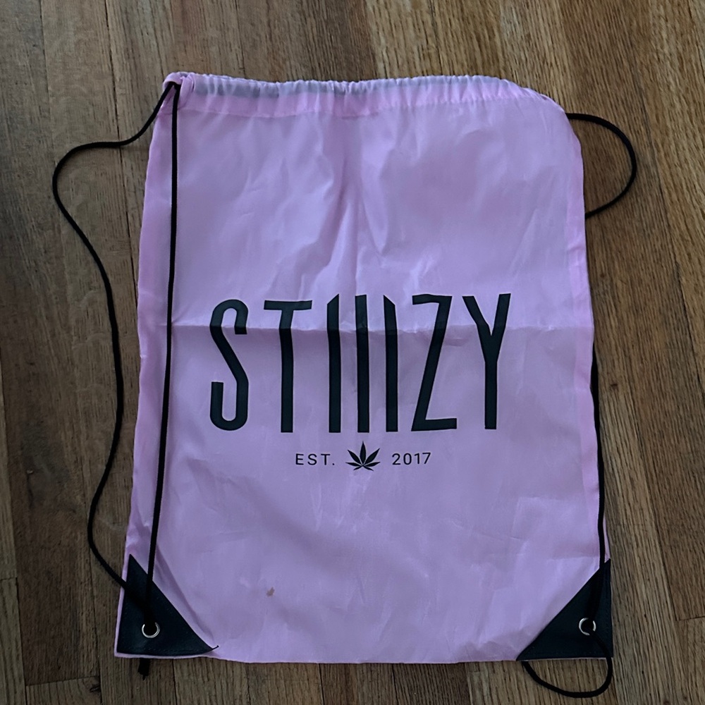 STIIIZY Pink Drawstring Bag